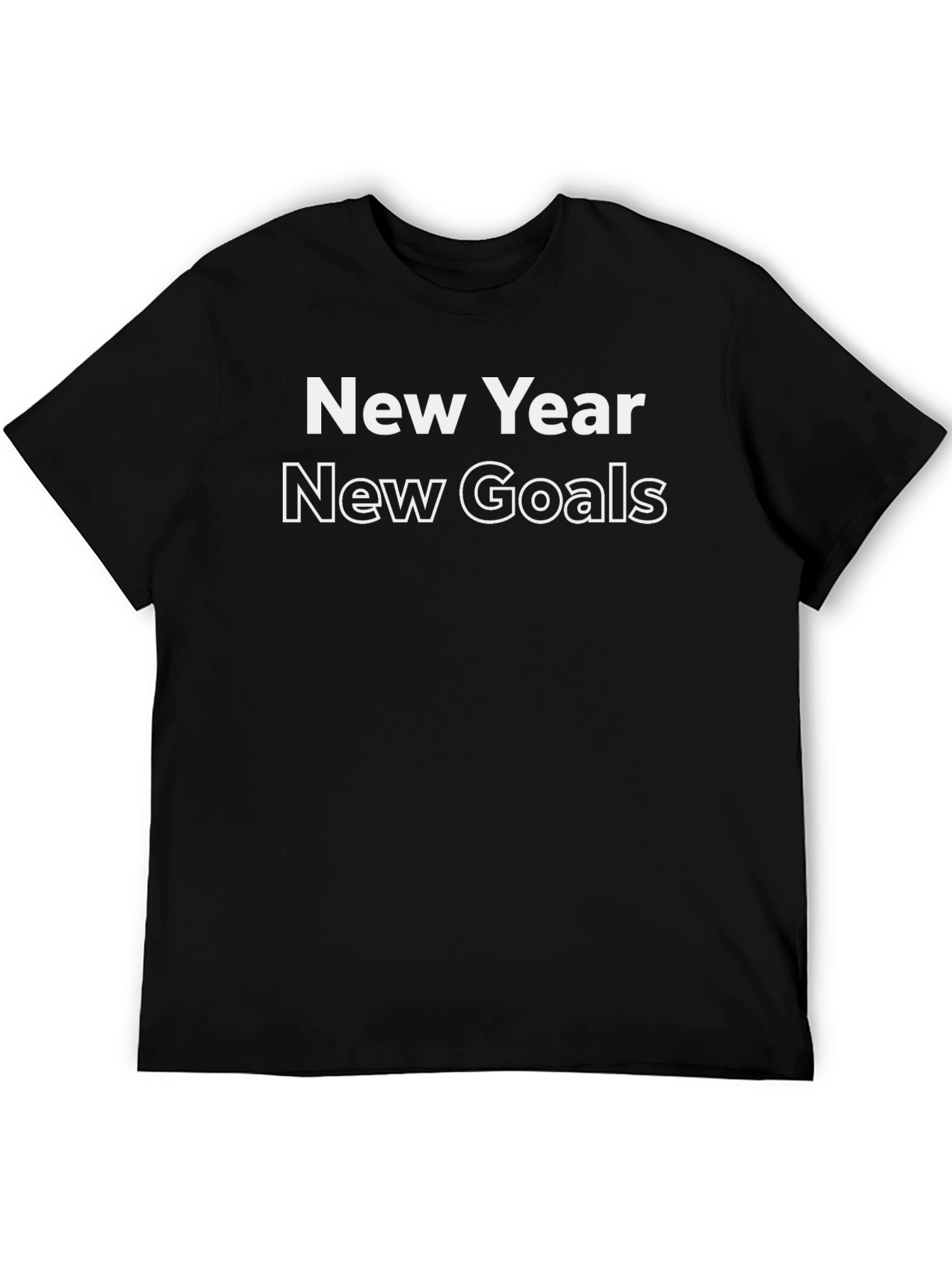 New Year New Goals Graphic T-Shirt