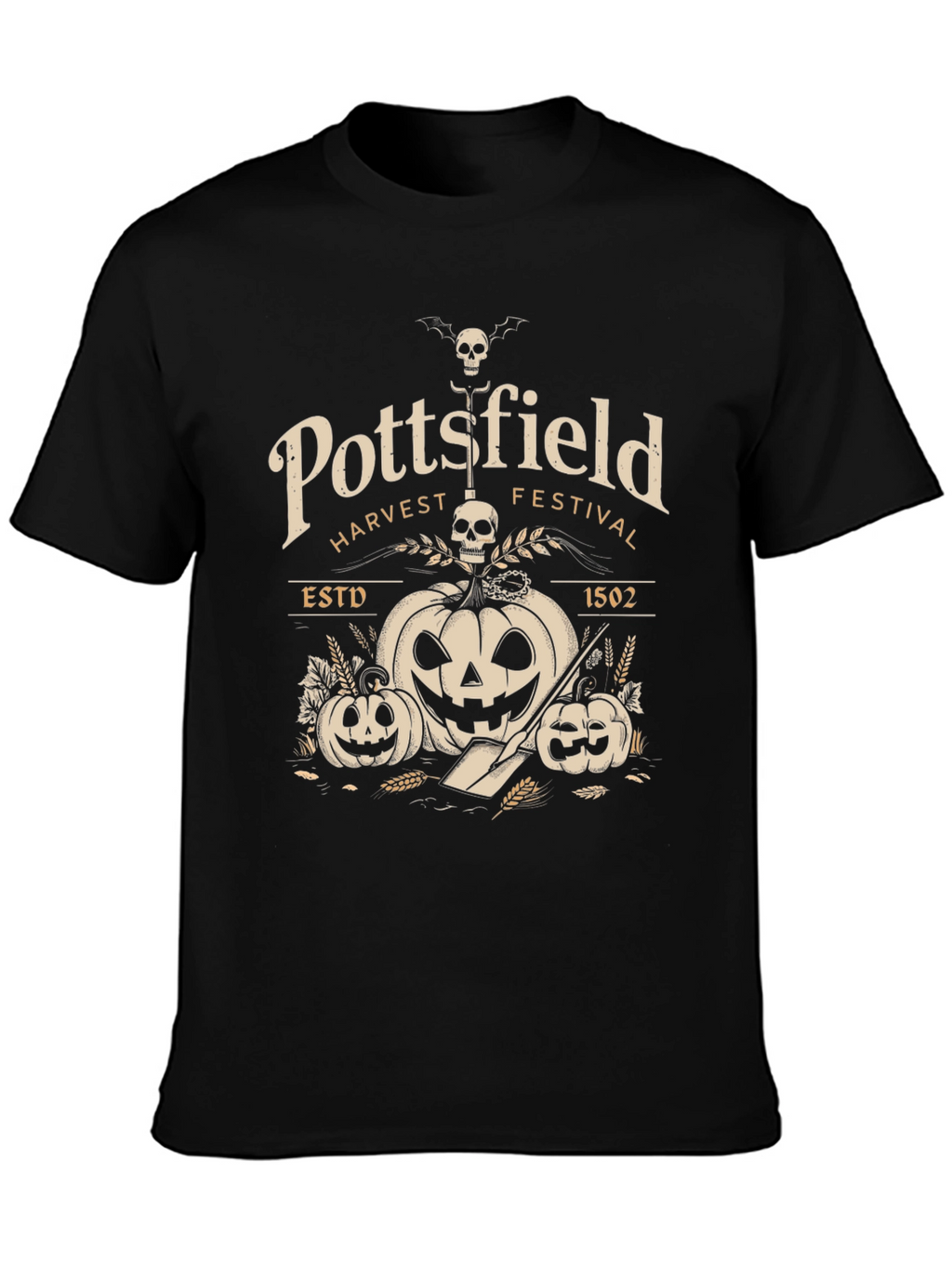 Pottsfield Harvest Festival Graphic Tee - Halloween Shirt