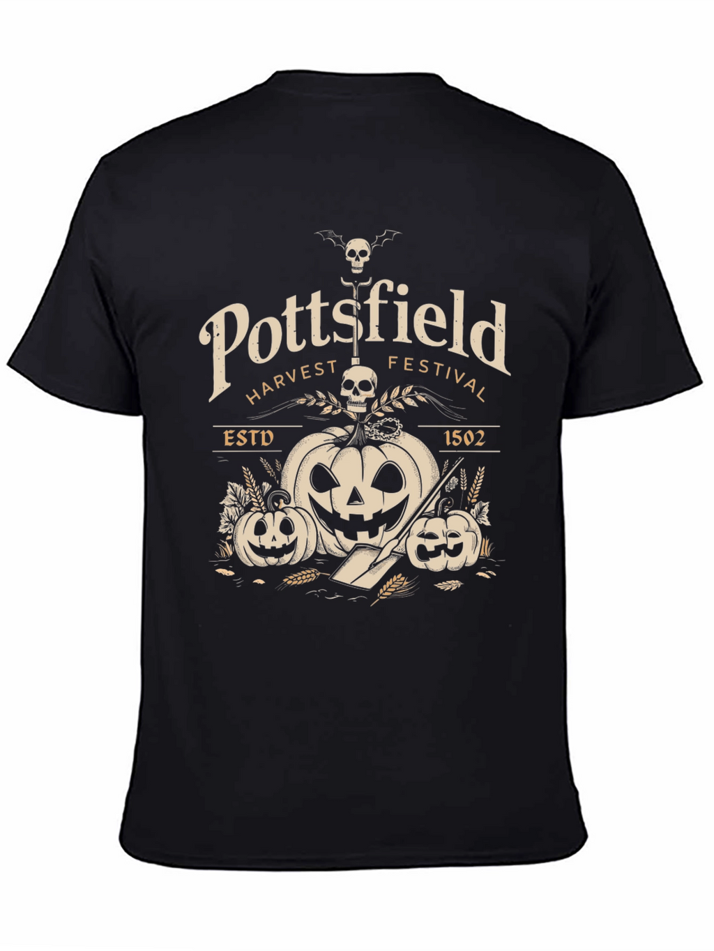 Pottsfield Harvest Festival Graphic Tee - Halloween Shirt