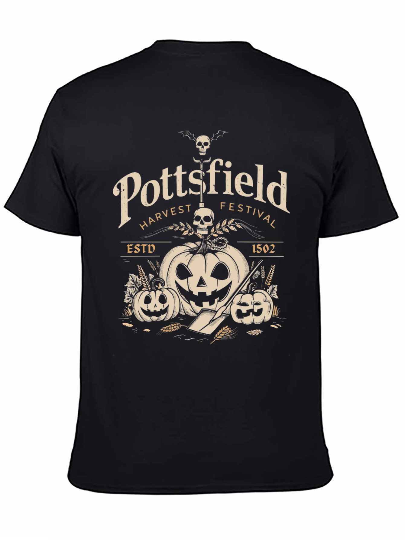 Pottsfield Harvest Festival Graphic Tee - Halloween Shirt