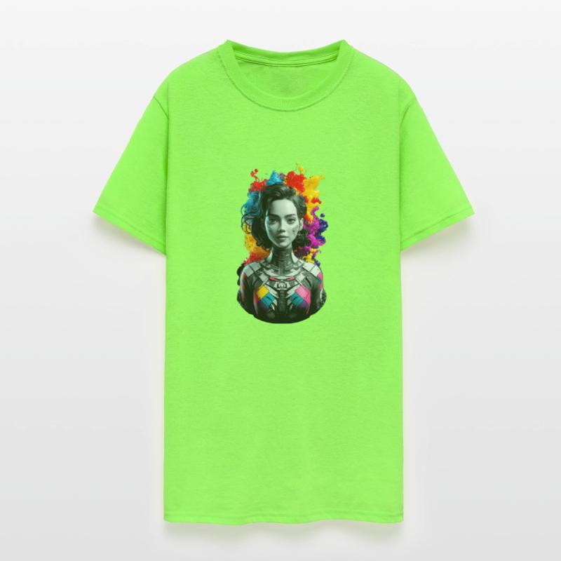 woman bright colors edm trending dank tank chick