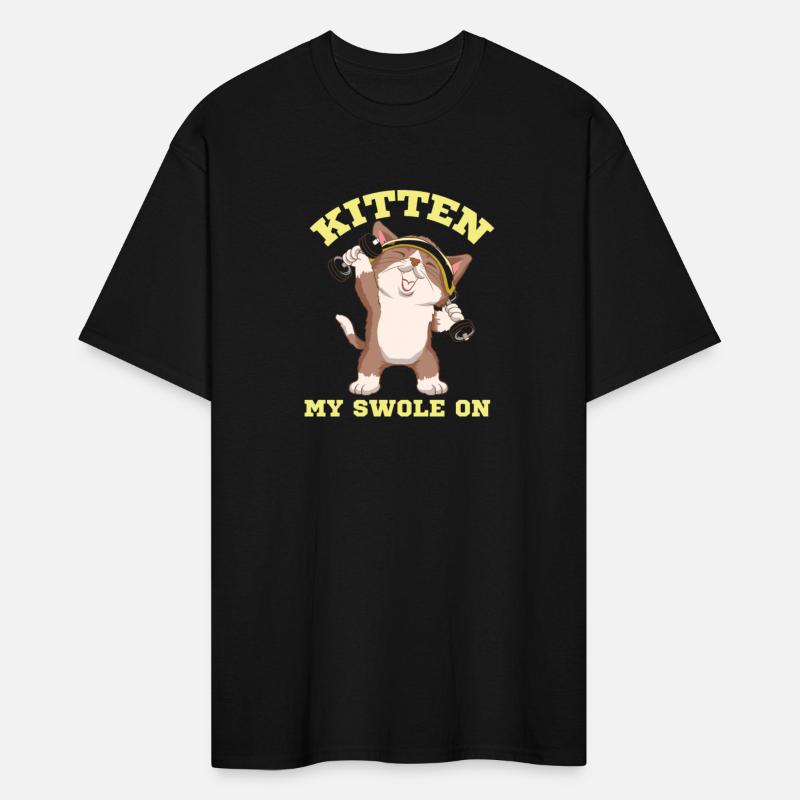 Workout Kitten My Swole On Dumbbell Cat Sport Gift