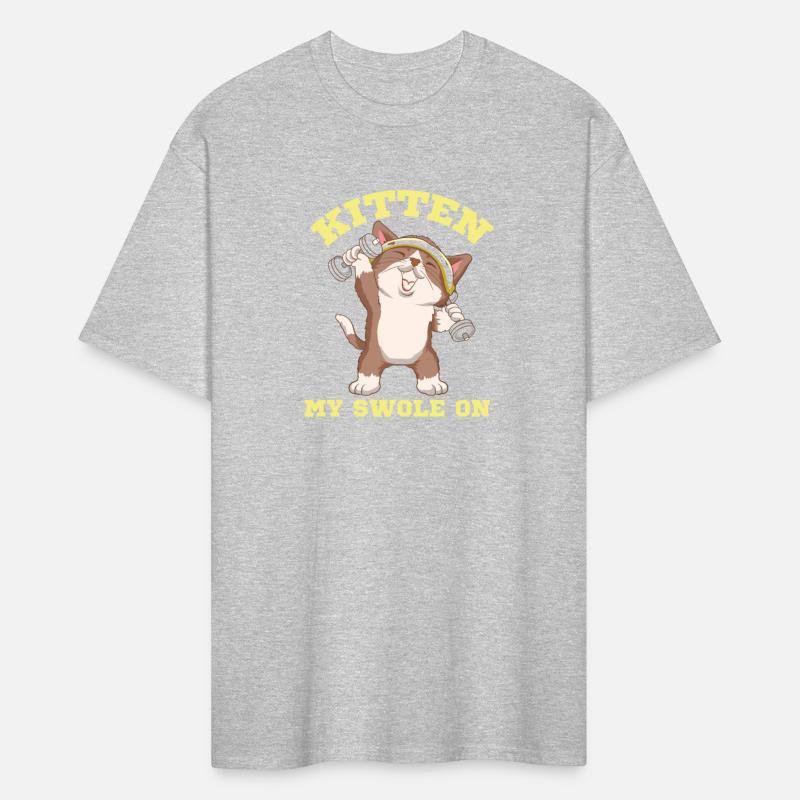 Workout Kitten My Swole On Dumbbell Cat Sport Gift