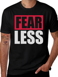 Fearless Graphic Print Crew Neck T-Shirt