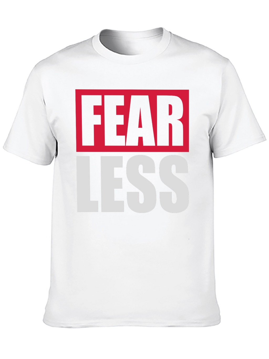 Fearless Graphic Print Crew Neck T-Shirt