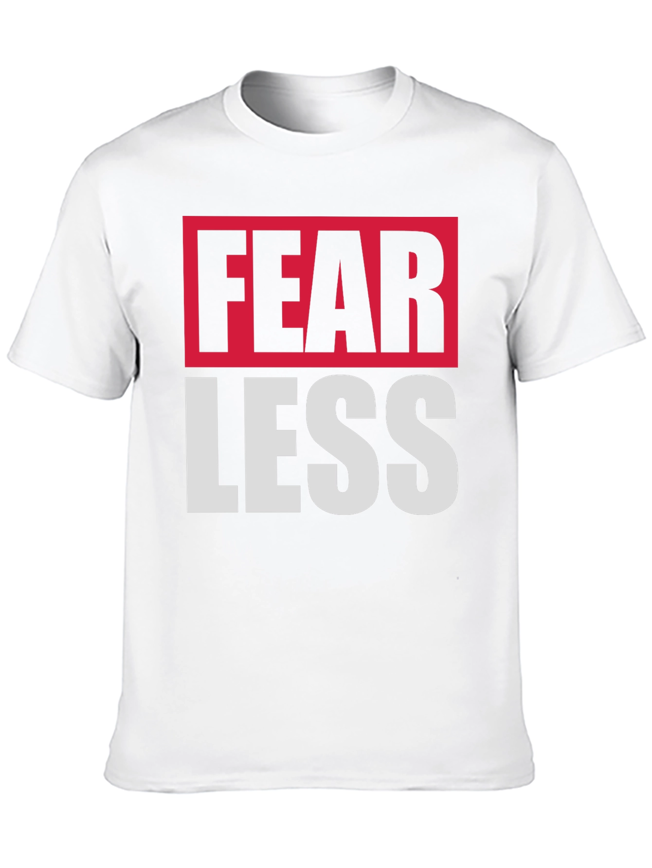 Fearless Graphic Print Crew Neck T-Shirt