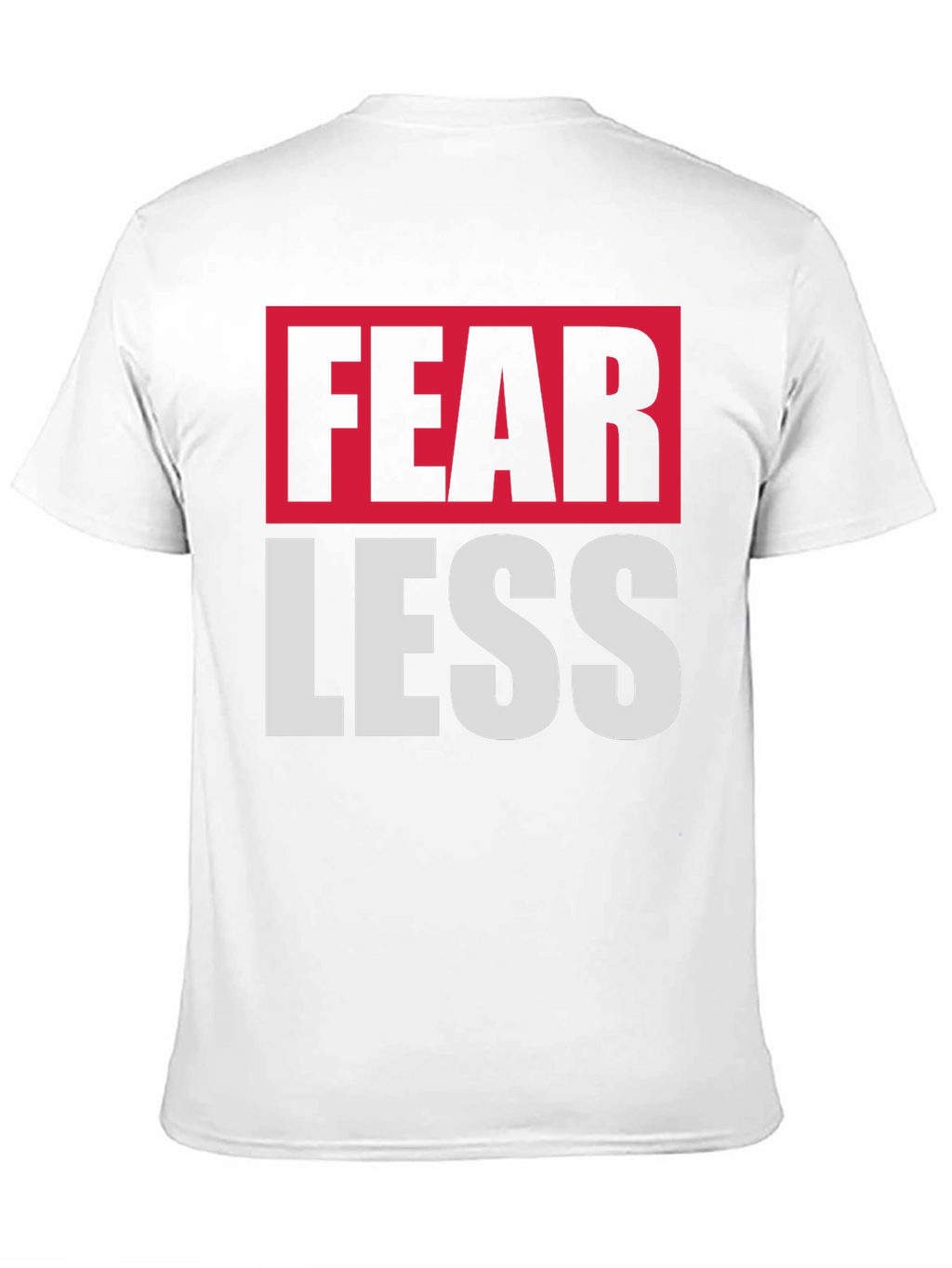Fearless Graphic Print Crew Neck T-Shirt