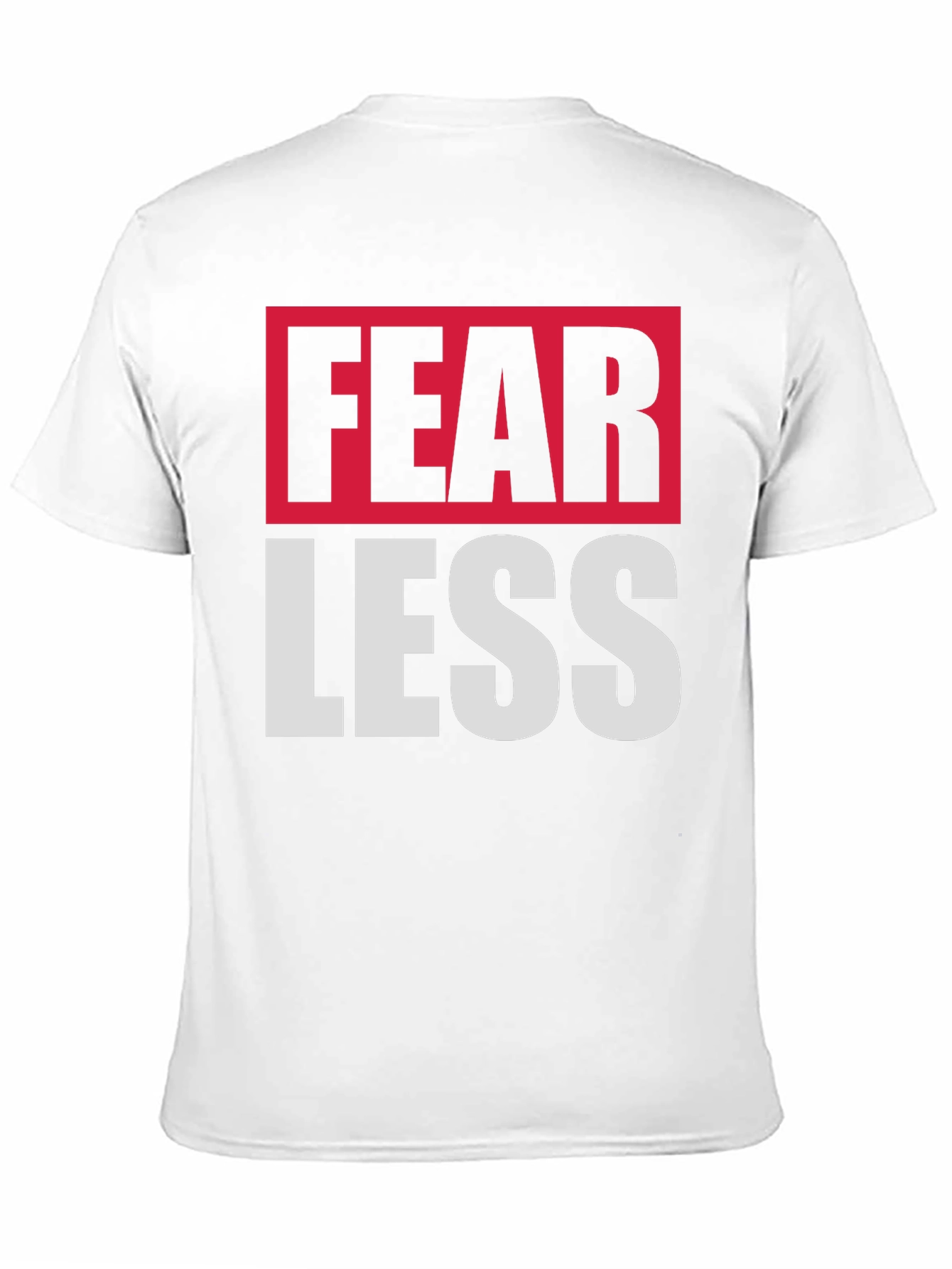 Fearless Graphic Print Crew Neck T-Shirt