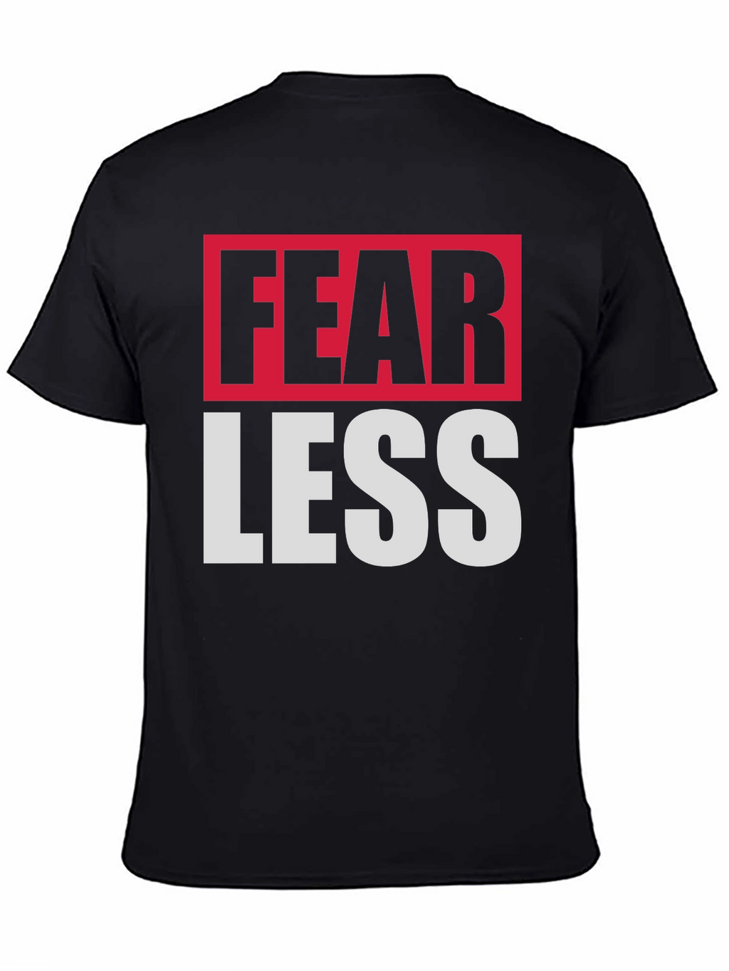 Fearless Graphic Print Crew Neck T-Shirt