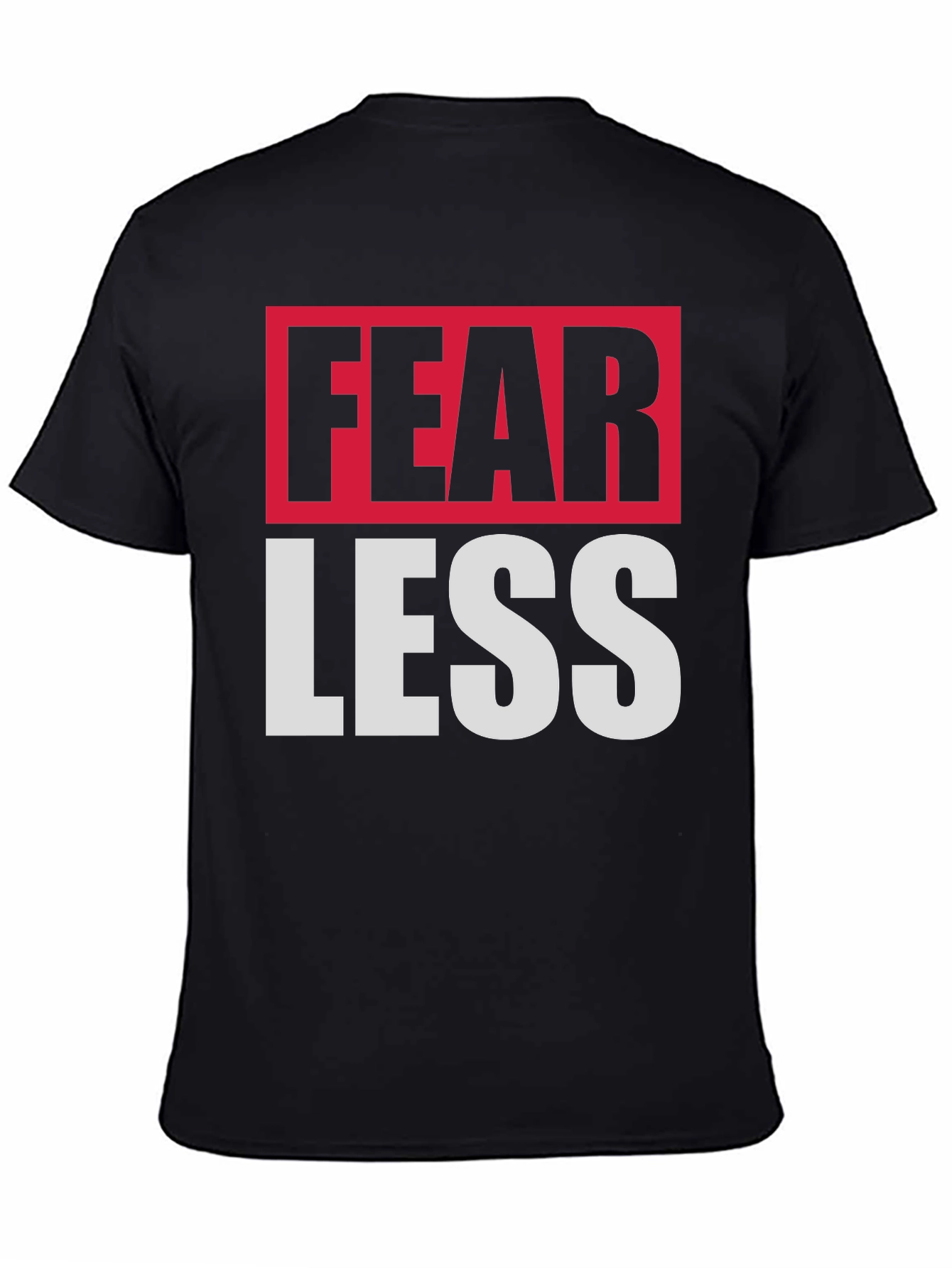 Fearless Graphic Print Crew Neck T-Shirt