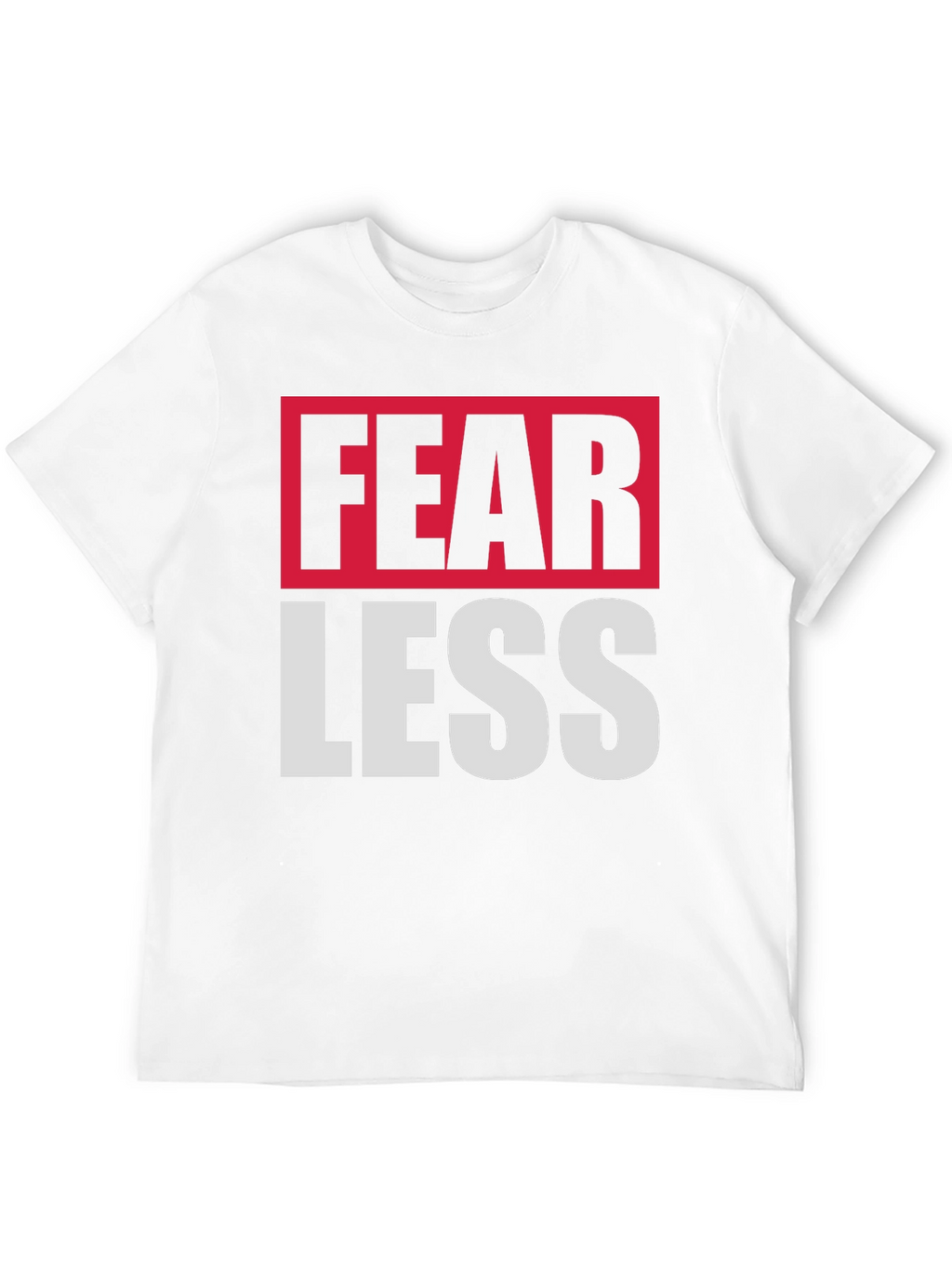 Fearless Graphic Print Crew Neck T-Shirt