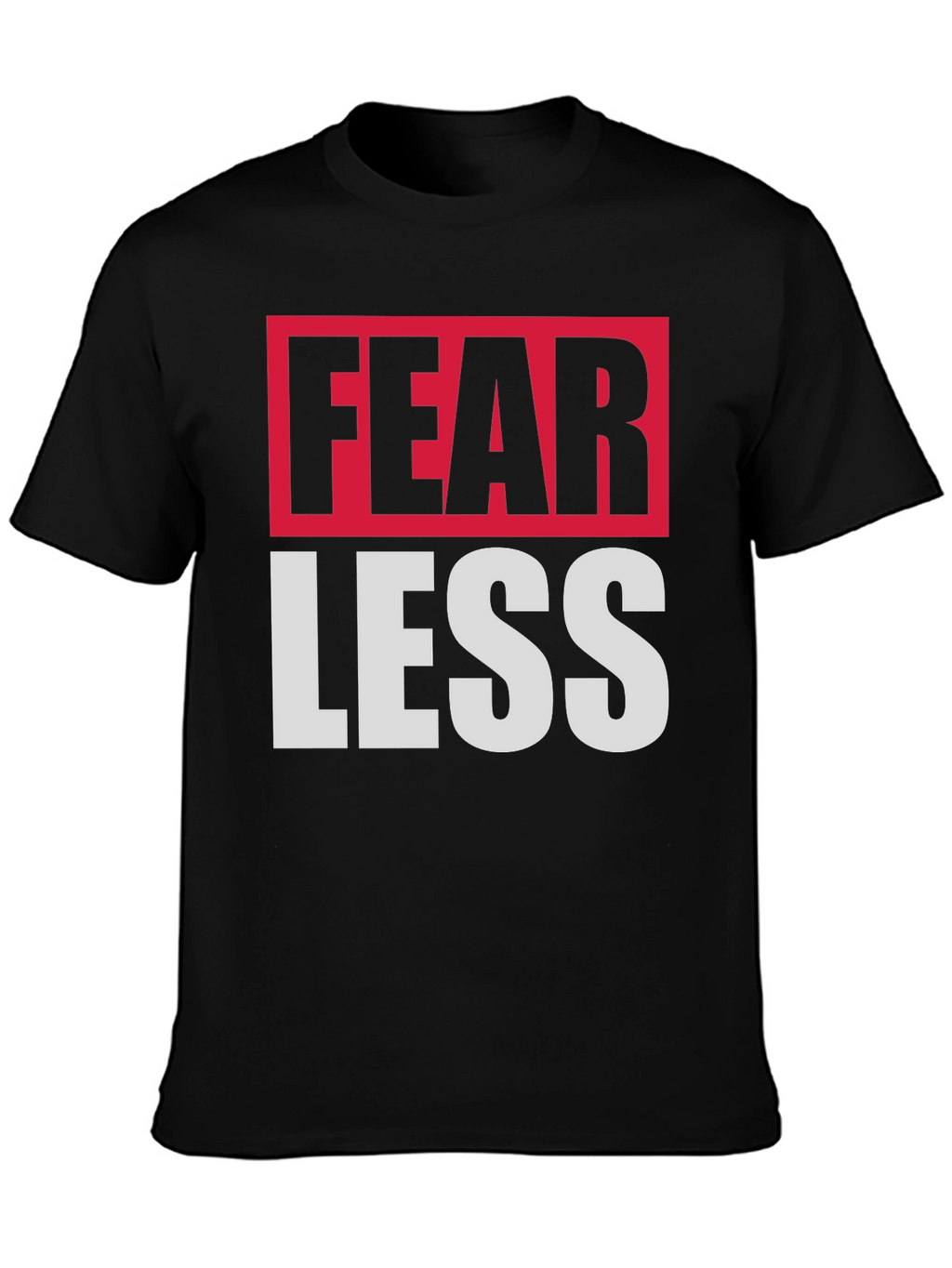 Fearless Graphic Print Crew Neck T-Shirt