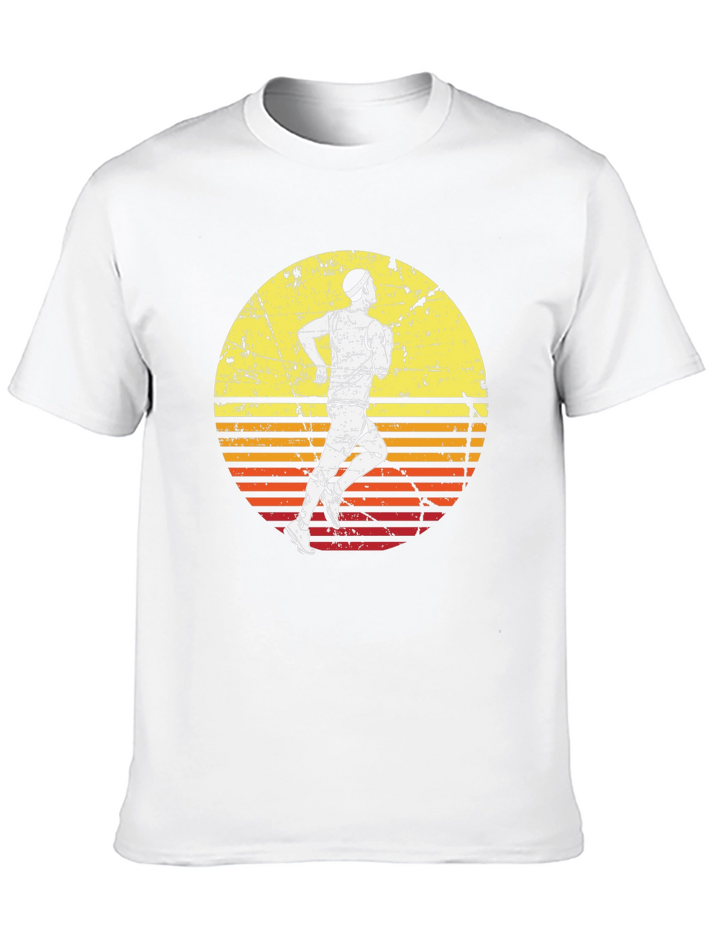Retro Runner Graphic Tee - Black