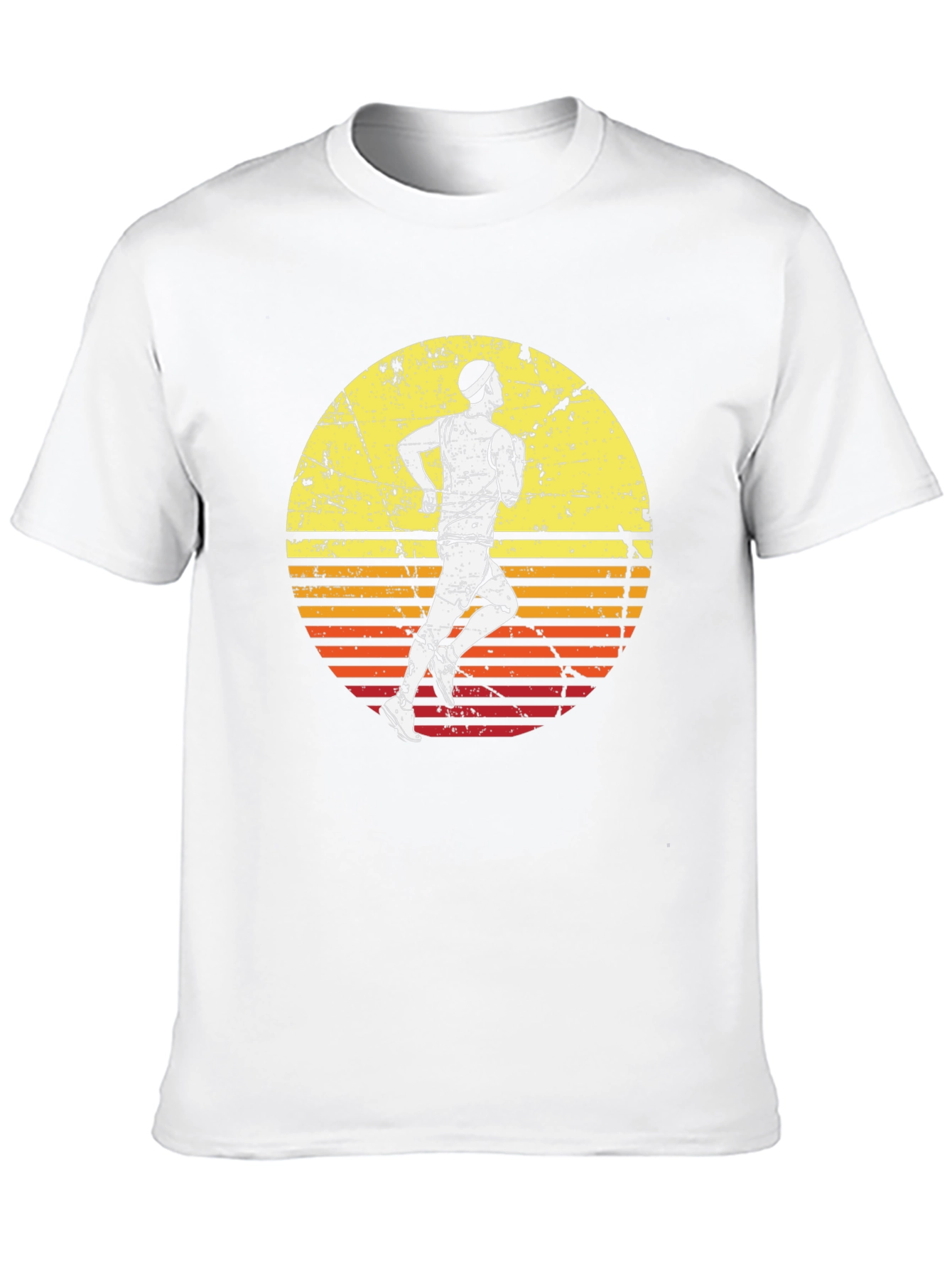 Retro Runner Graphic Tee - Black