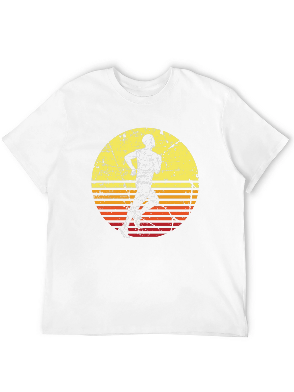 Retro Runner Graphic Tee - Black