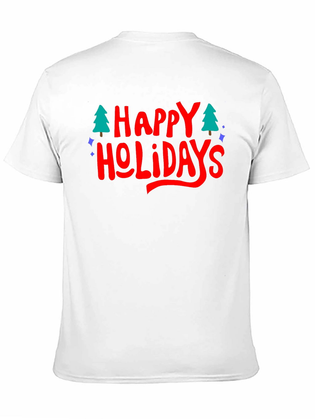 Festive Happy Holidays Graphic T-Shirt
