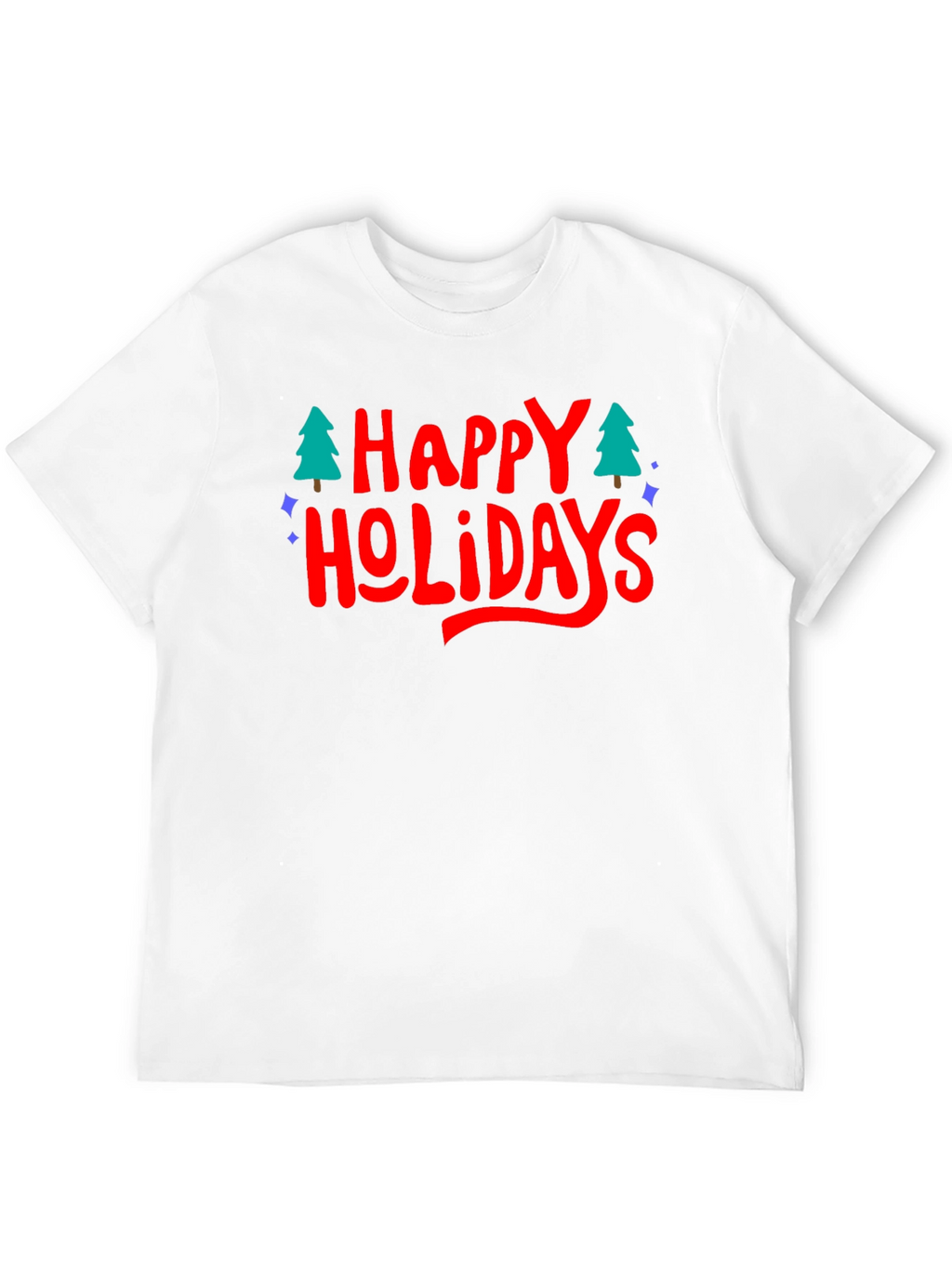Festive Happy Holidays Graphic T-Shirt