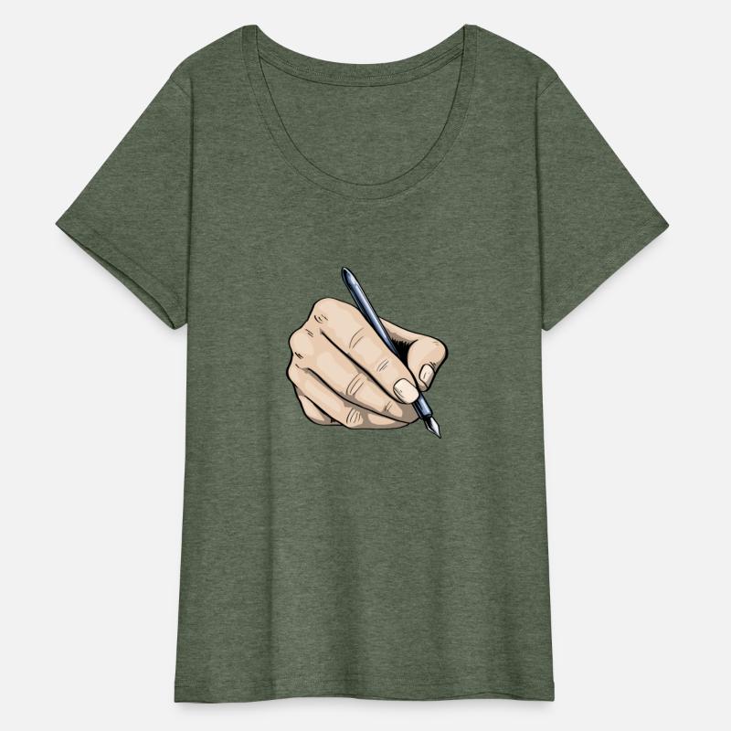 Writing Hand Colored