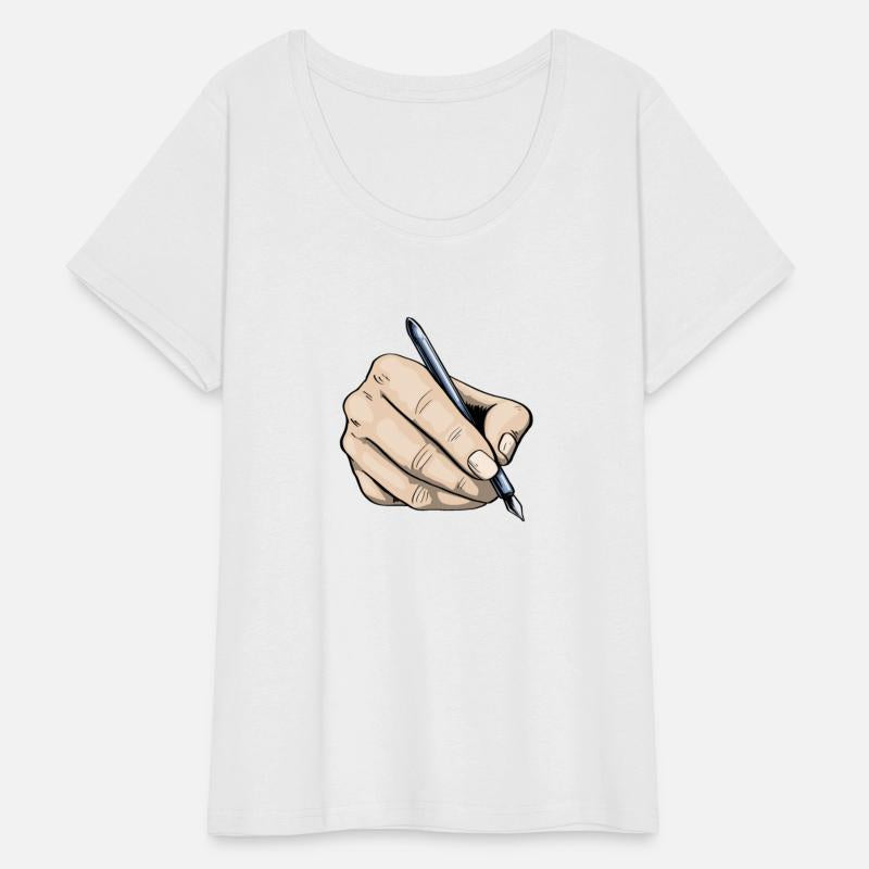 Writing Hand Colored