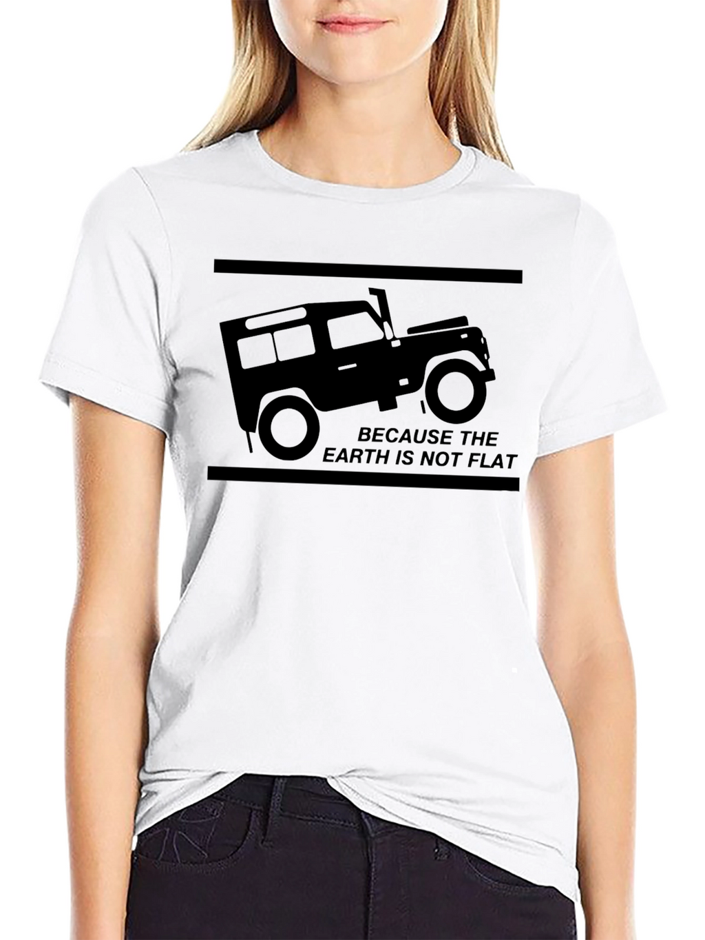 Earth Not Flat 4x4 Off-Road Graphic Tee