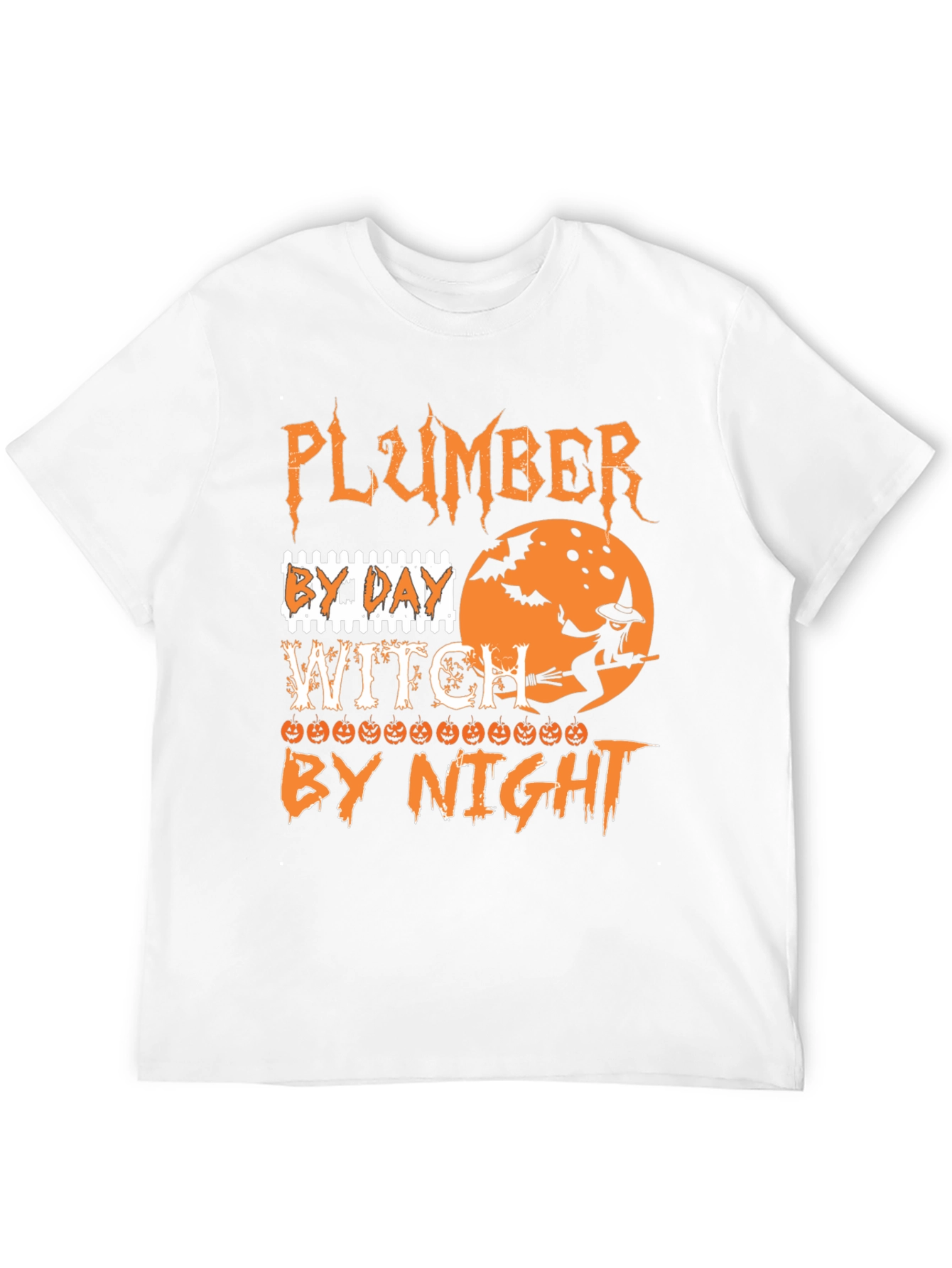 Plumber by Day Witch by Night Halloween T-Shirt