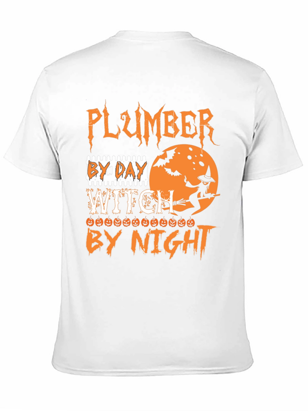 Plumber by Day Witch by Night Halloween T-Shirt