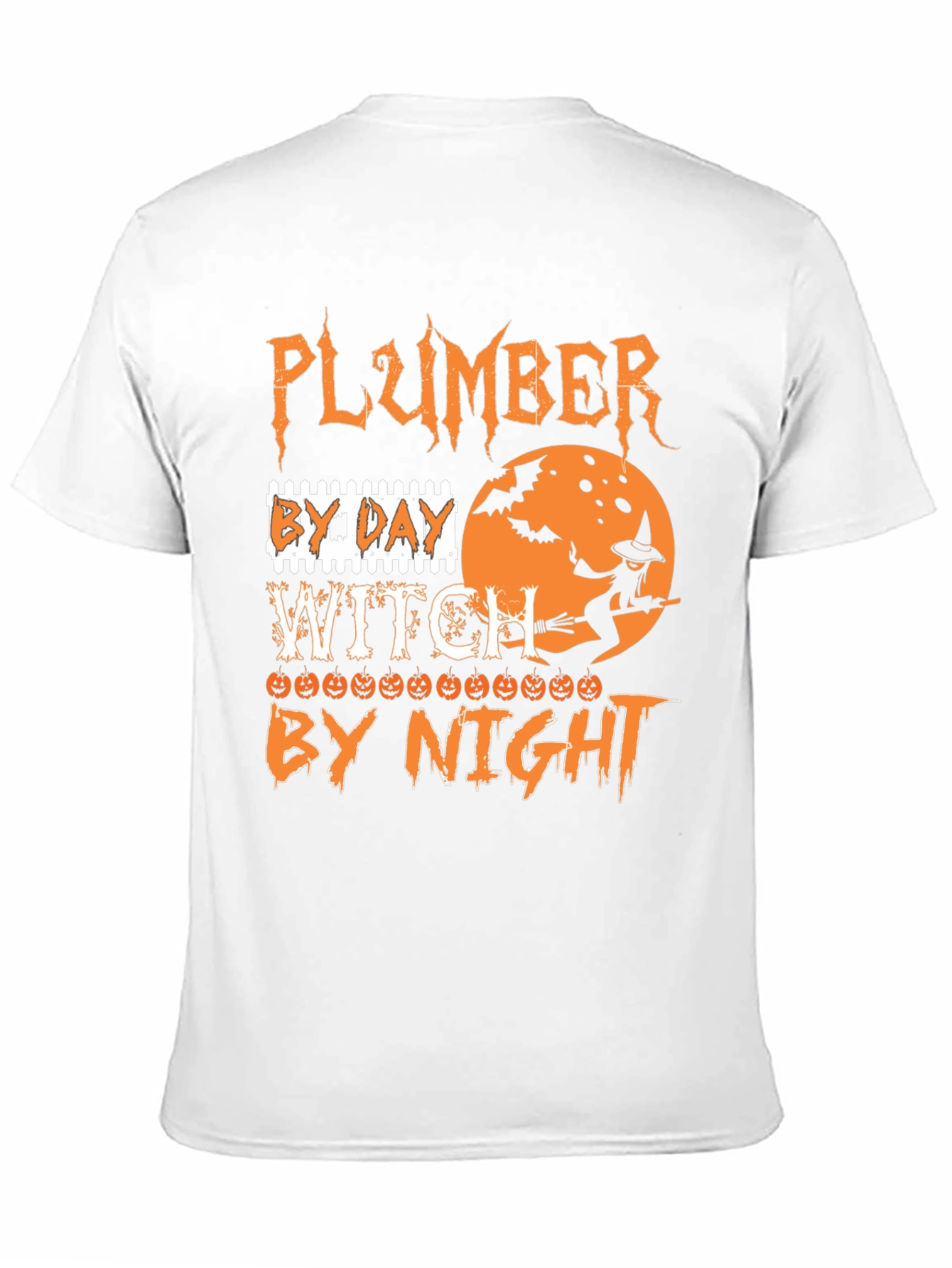 Plumber by Day Witch by Night Halloween T-Shirt