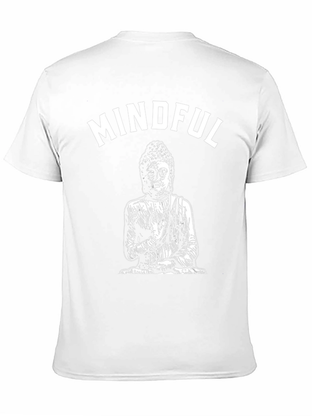 Mindful Buddha Graphic Tee - Black