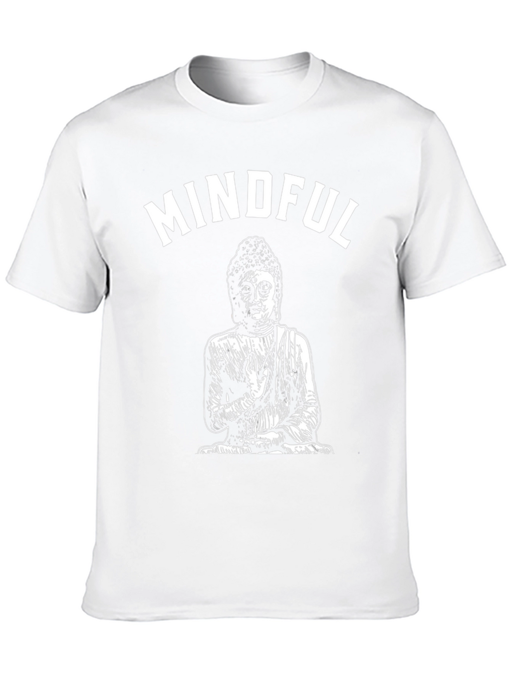Mindful Buddha Graphic Tee - Black