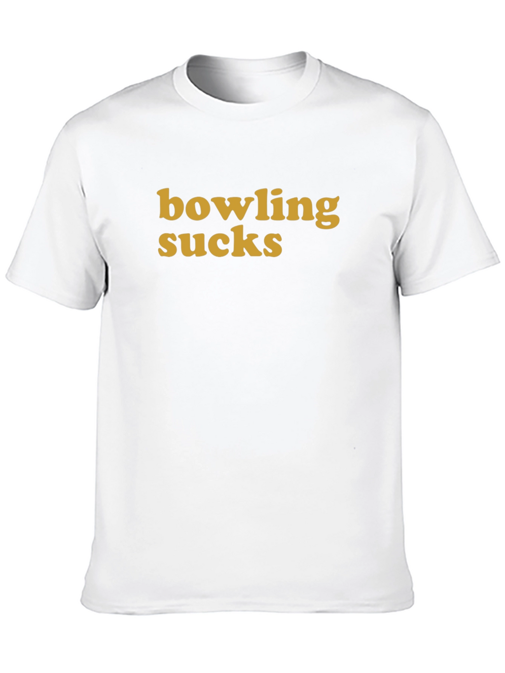 Bowling Sucks Graphic Tee - Casual Cotton T-Shirt