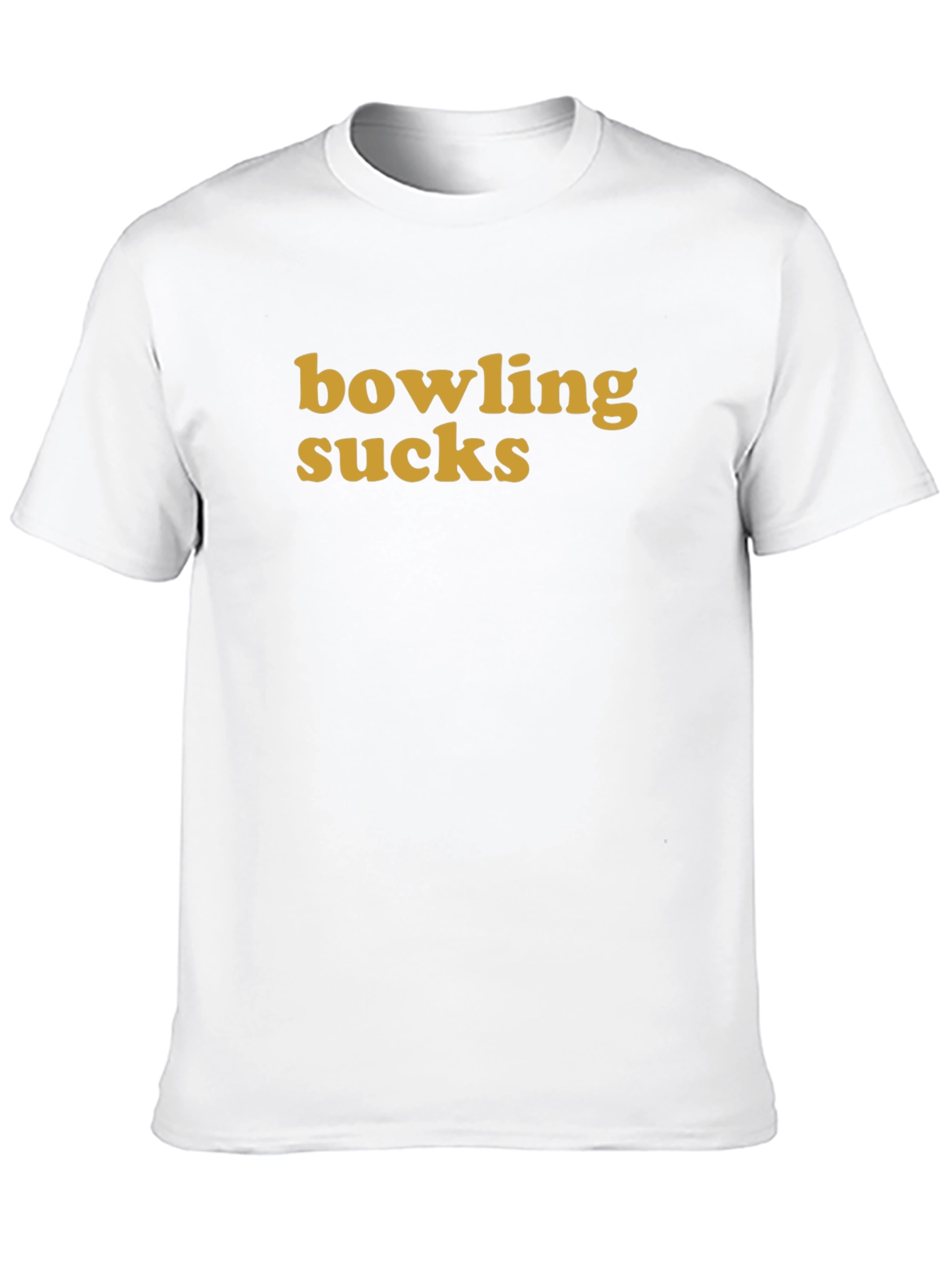 Bowling Sucks Graphic Tee - Casual Cotton T-Shirt