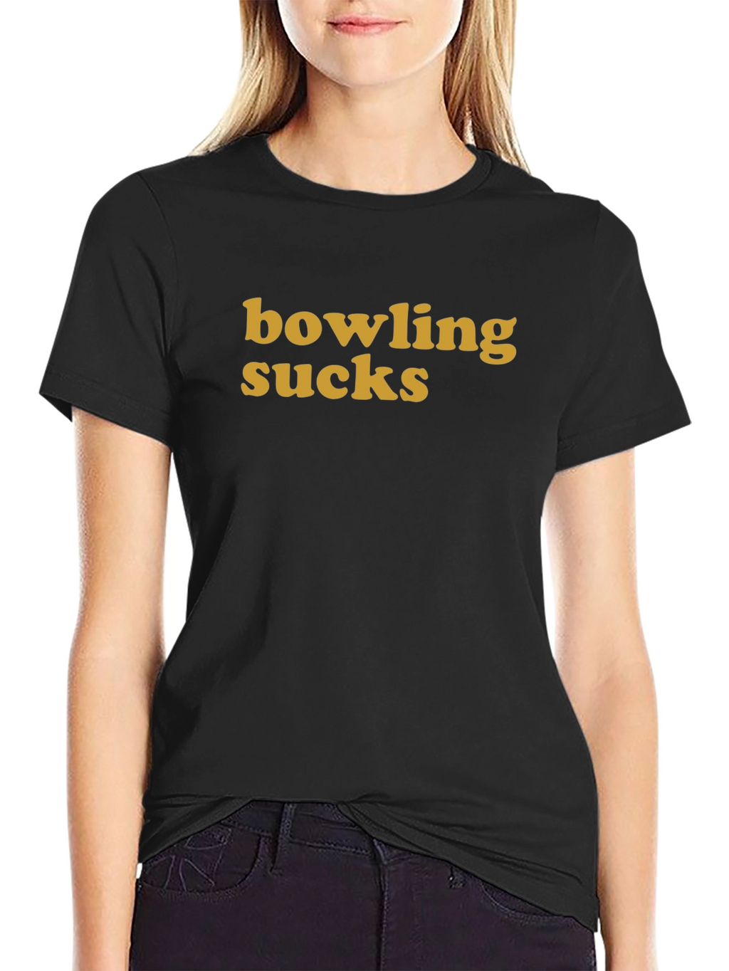 Bowling Sucks Graphic Tee - Casual Cotton T-Shirt