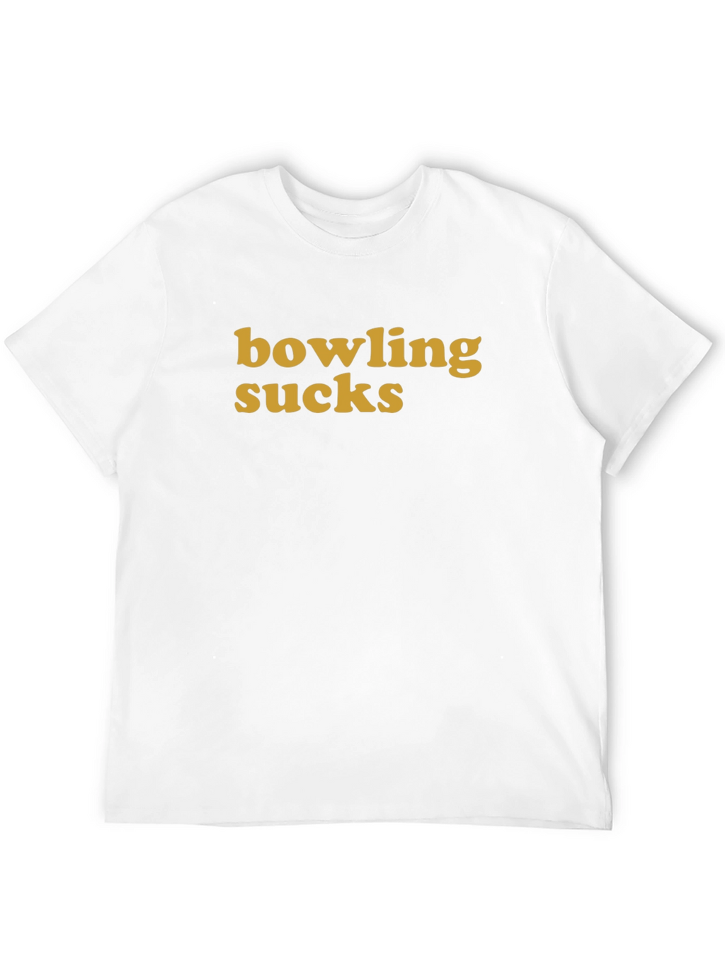 Bowling Sucks Graphic Tee - Casual Cotton T-Shirt