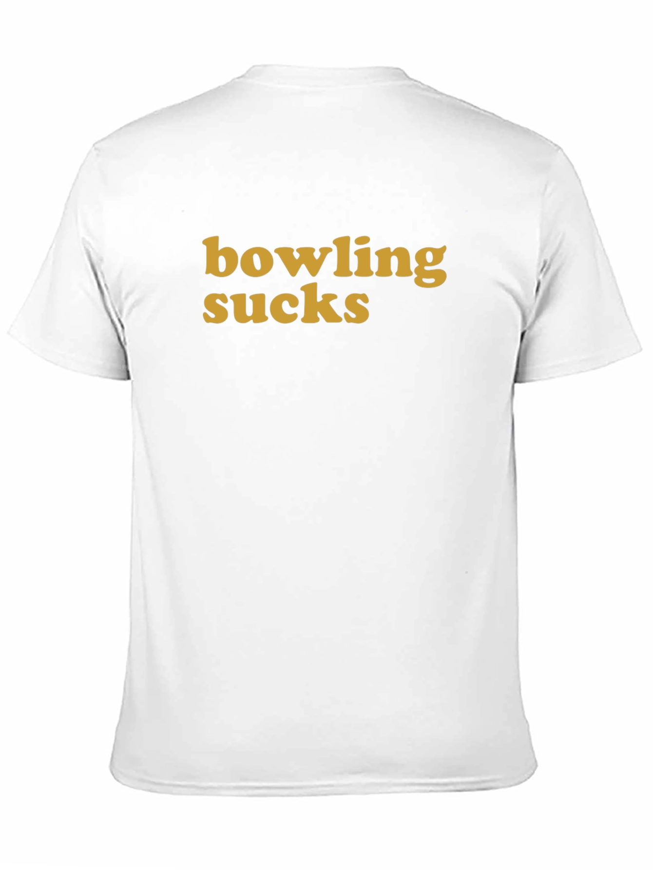 Bowling Sucks Graphic Tee - Casual Cotton T-Shirt