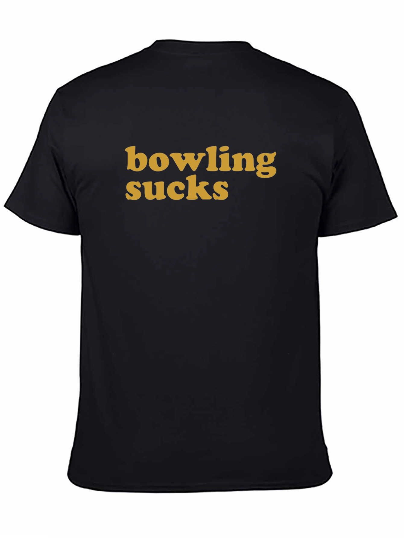 Bowling Sucks Graphic Tee - Casual Cotton T-Shirt