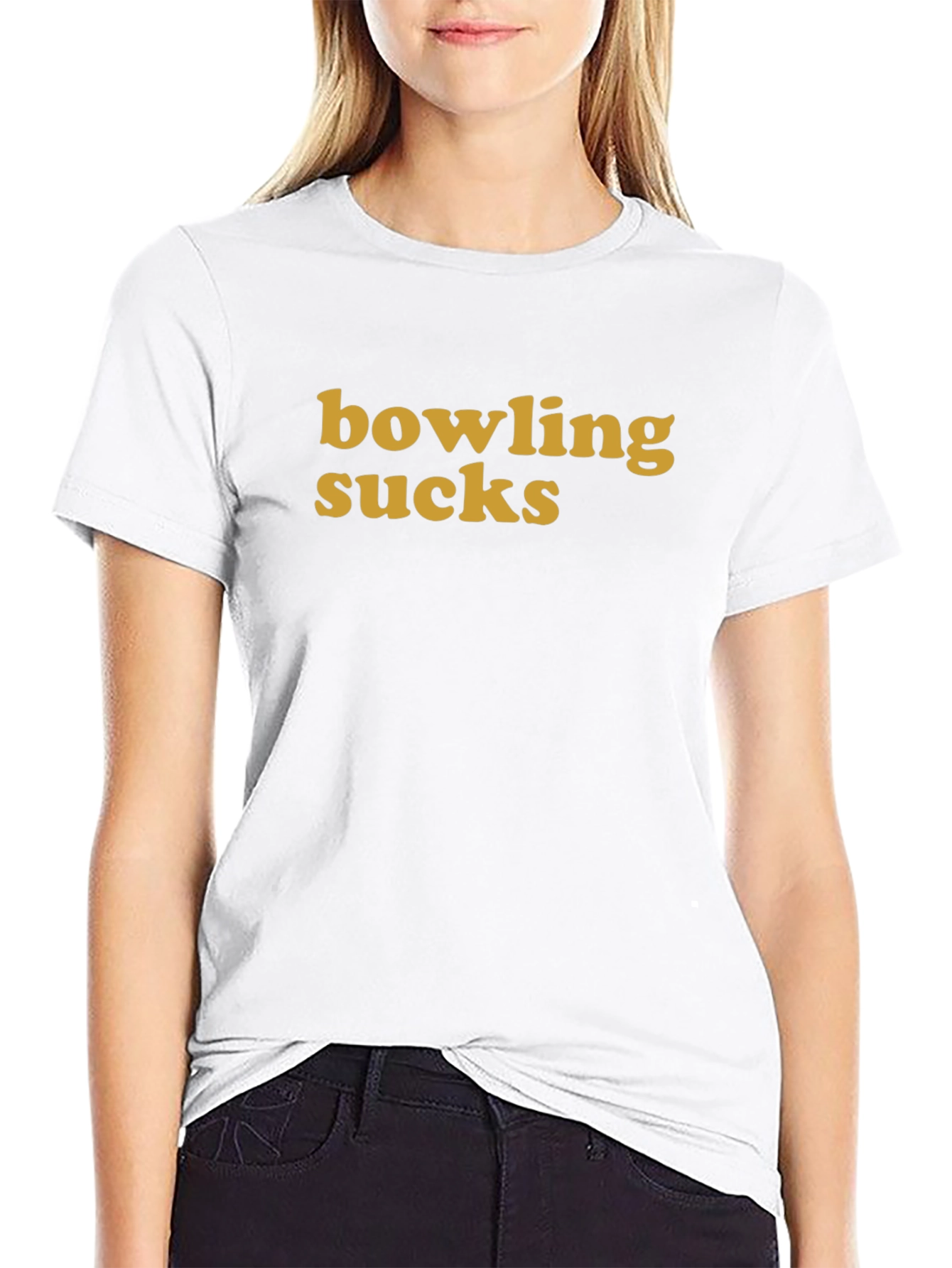 Bowling Sucks Graphic Tee - Casual Cotton T-Shirt