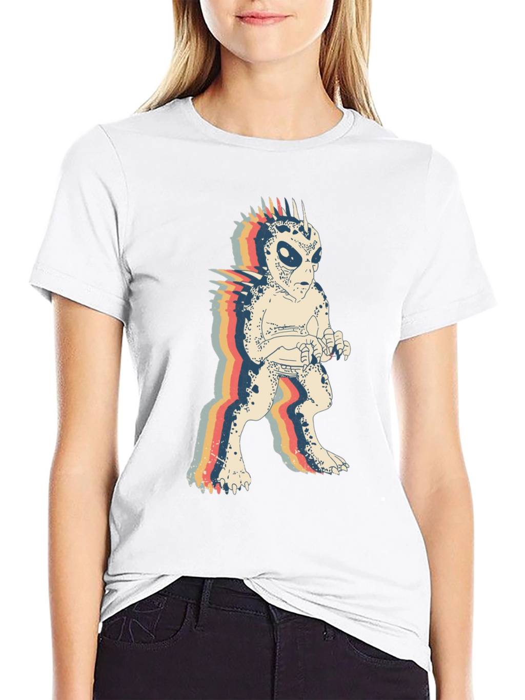 Retro Alien Monster Graphic Tee