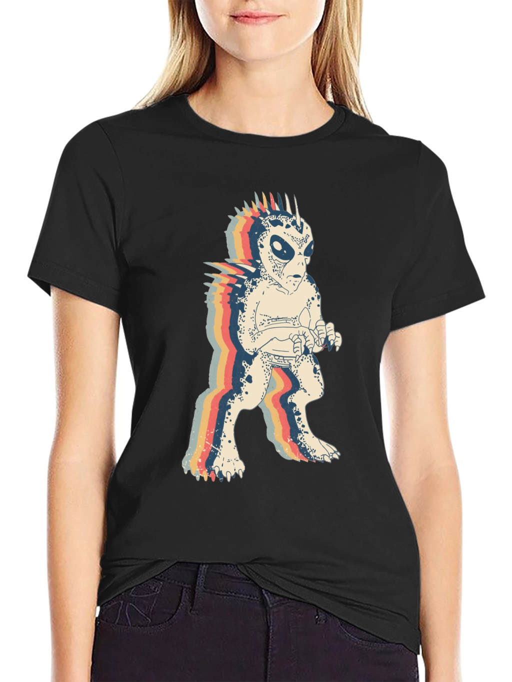 Retro Alien Monster Graphic Tee