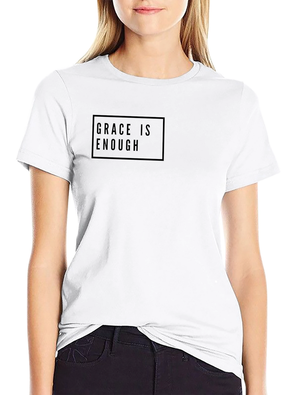 Grace Is Enough Black T-Shirt