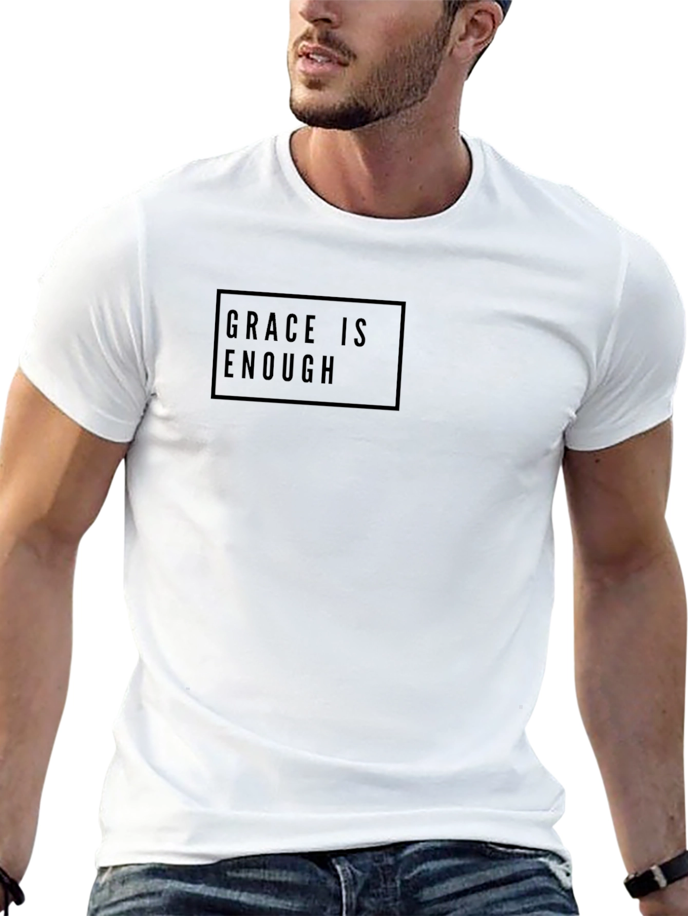 Grace Is Enough Black T-Shirt