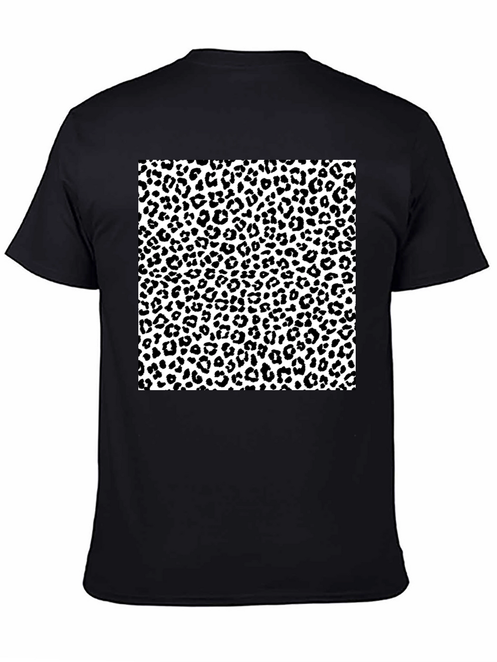 Leopard Print Graphic Tee - Stylish Mens T-Shirt