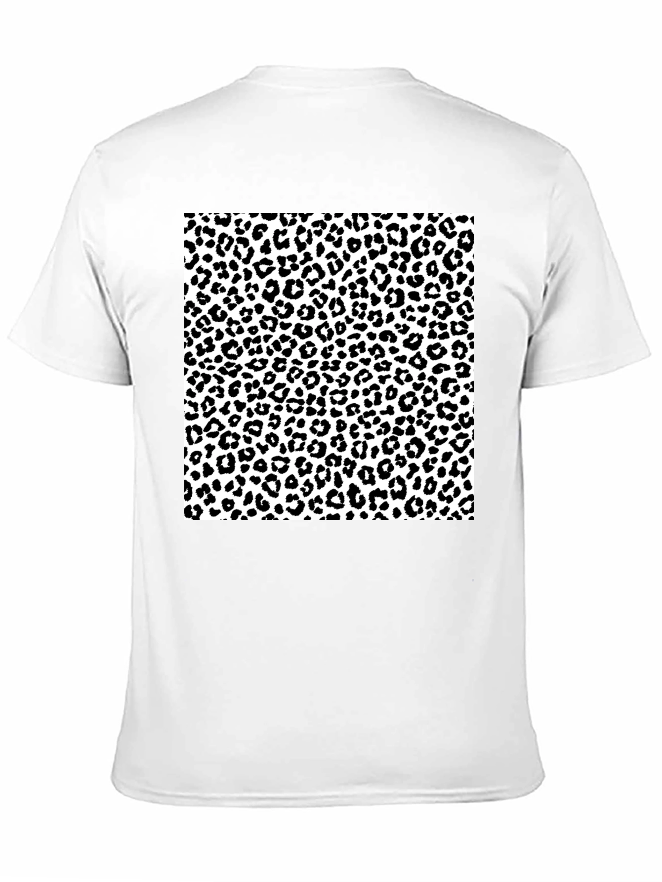 Leopard Print Graphic Tee - Stylish Mens T-Shirt