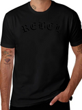 Rebel Graphic T-Shirt - Classic Black Tee