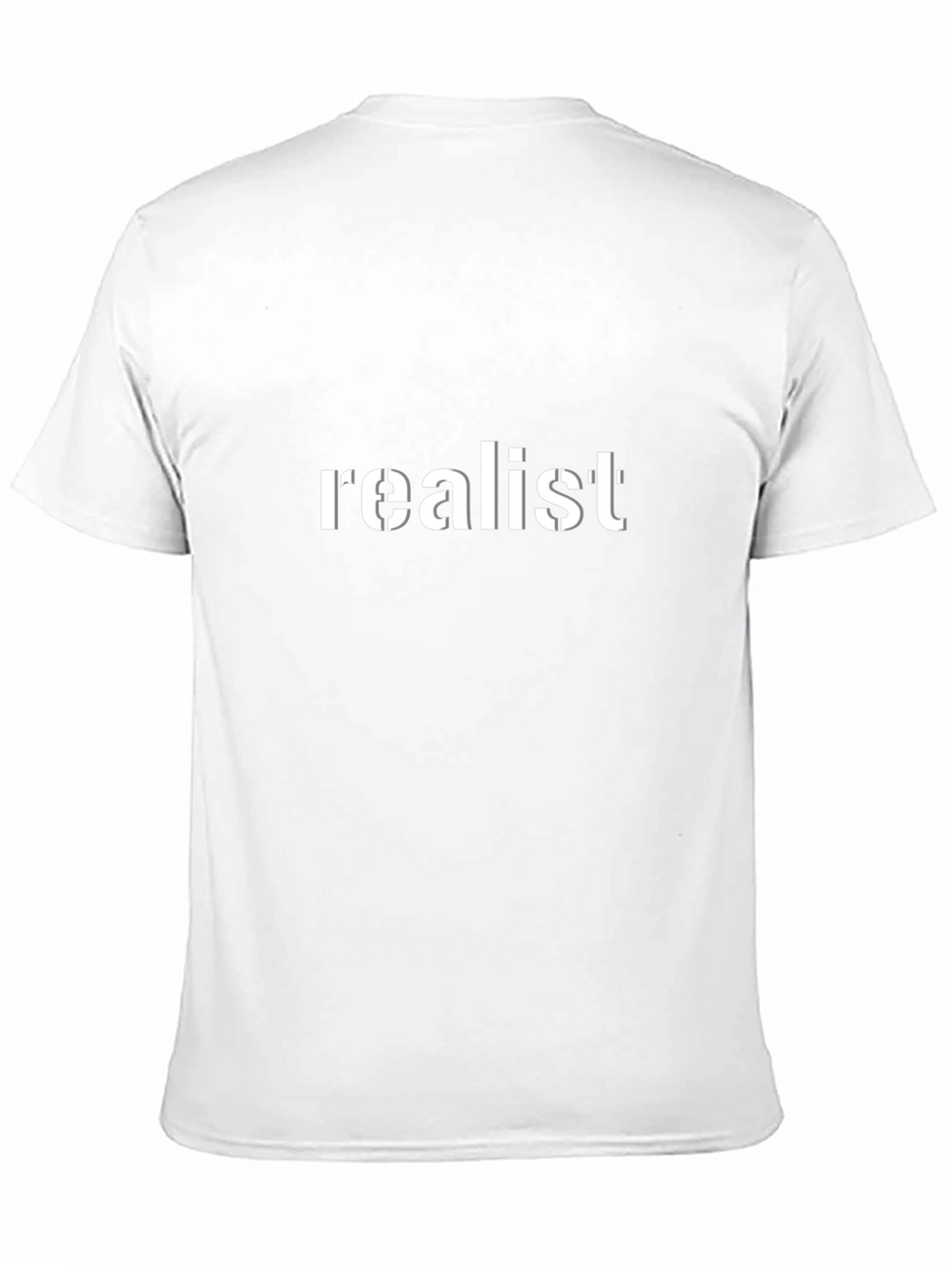 Realist Graphic Tee - Black Cotton T-Shirt