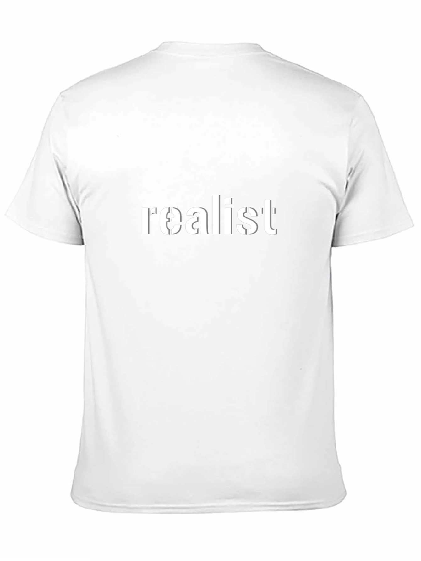 Realist Graphic Tee - Black Cotton T-Shirt
