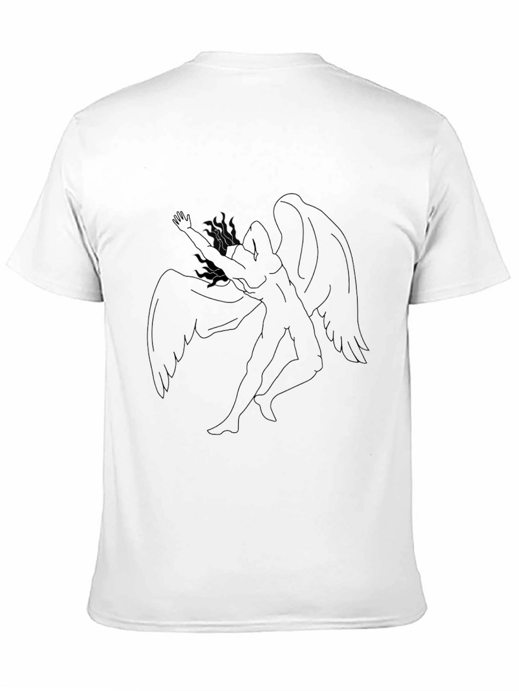 Winged Figure Black T-Shirt