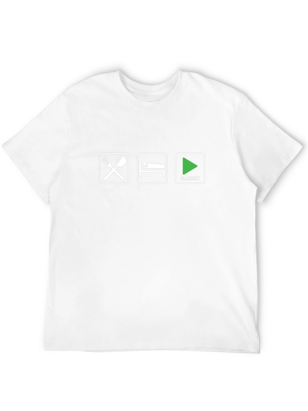Eat Sleep Clarinet T-Shirt - Music Lover Tee