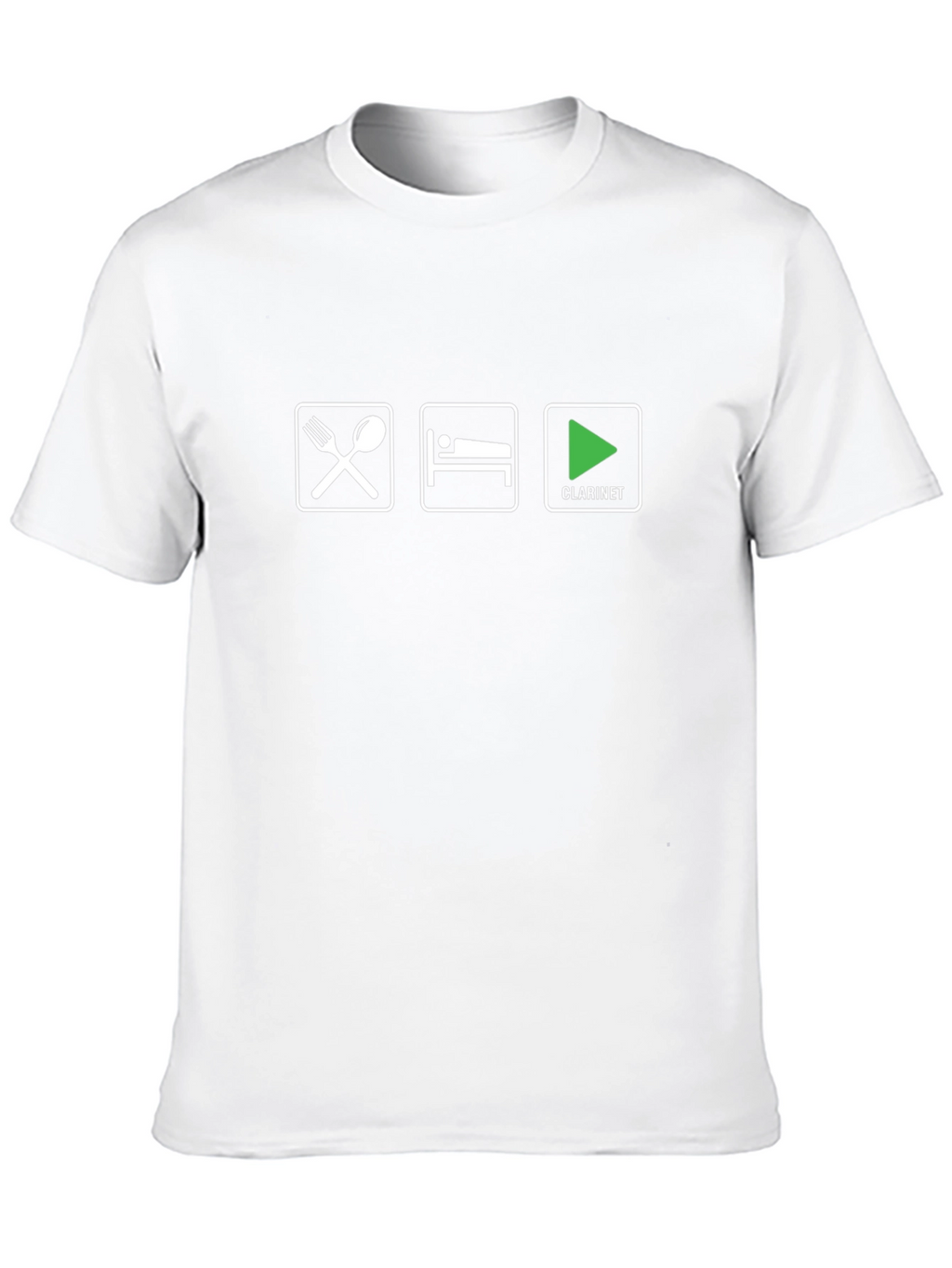 Eat Sleep Clarinet T-Shirt - Music Lover Tee