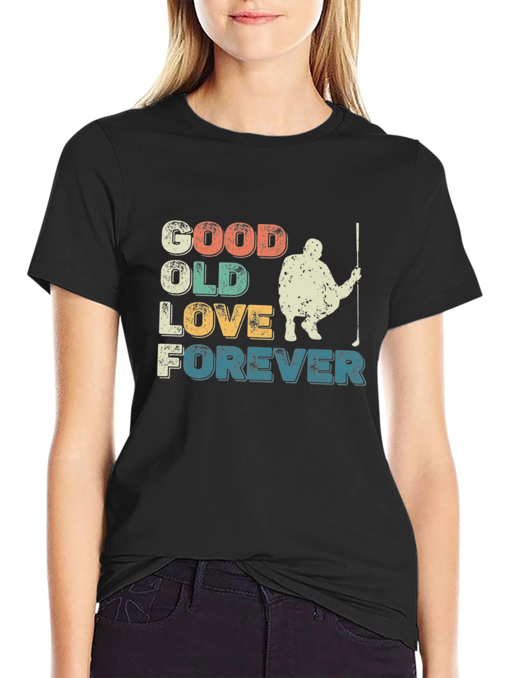 Good Old Love Forever Golf T-Shirt