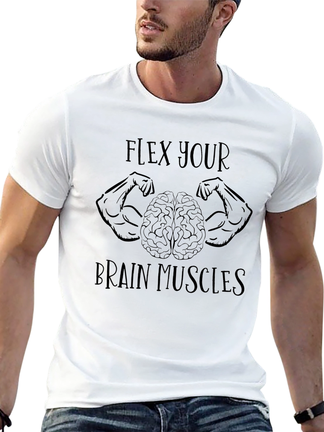 Flex Your Brain Muscles T-Shirt
